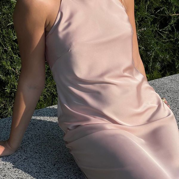 Сукня міді колір бежевий 10082023-13 фото