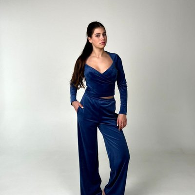 Плюшевий костюм Si-Si колір синій 21012024-162 фото